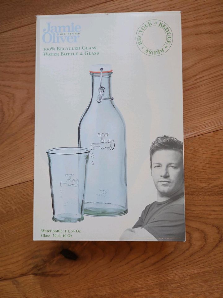 James Oliver Recycling Glaskaraffe mit Trinkglas in Essen