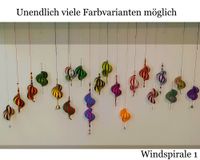 Windspiele Wind-Mobile Wind-Spiralen selber basteln Kinderbasteln Sachsen - Pegau Vorschau