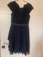 Jakes Cocktail Party Kleid 36 (  S ) wie neu blau Pailletten Saarland - Völklingen Vorschau