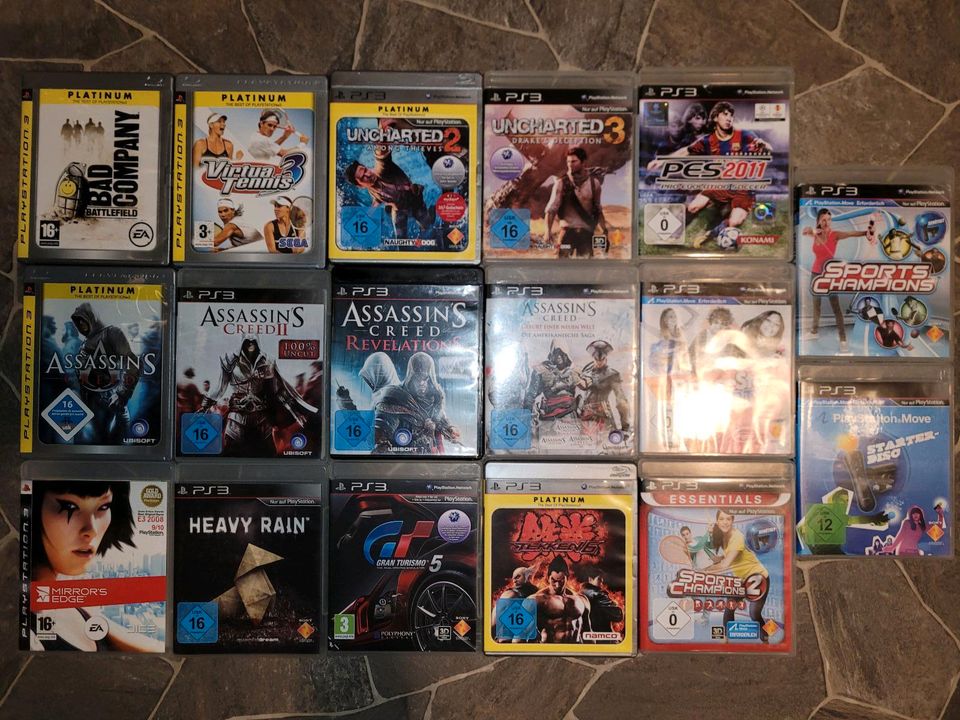 PS2/PS3 Spielepaket 21 + 17 Spiele in Bad Schönborn