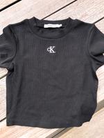 Calvin Klein kurzes Shirt S gerippt schwarz Top Wuppertal - Elberfeld Vorschau