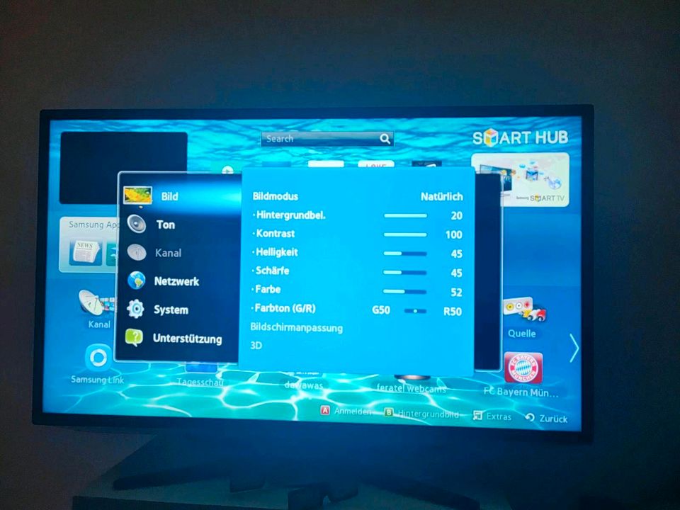 Samsung Fernseher 46Zoll /Fernbedienung und 2x 3D Brille in Darmstadt