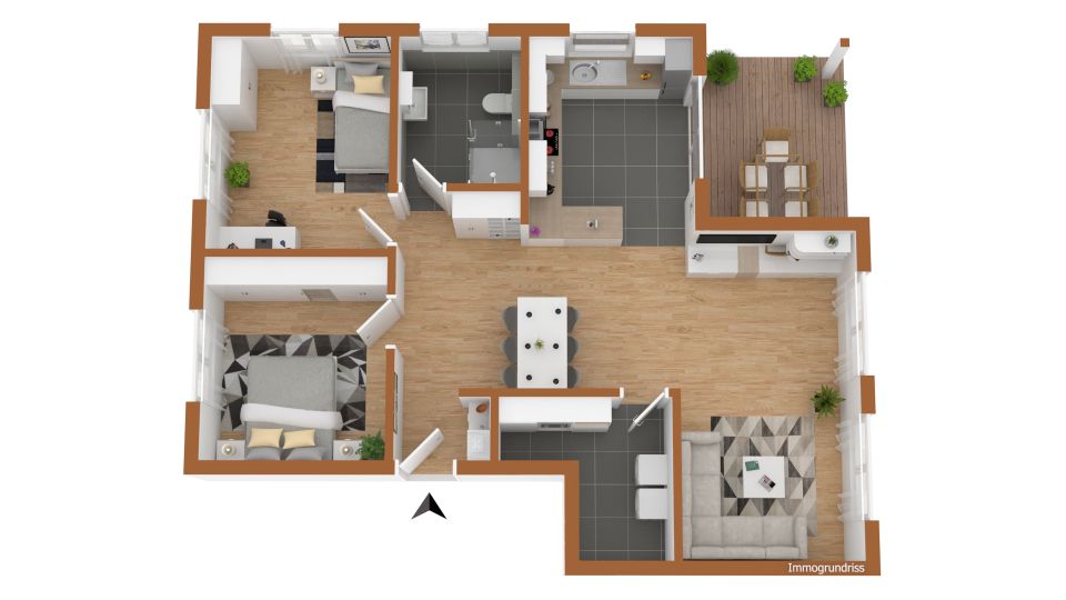 KfW-40-Neubau in Wathlingen - Eigentumswohnungen mit Garten in Wathlingen