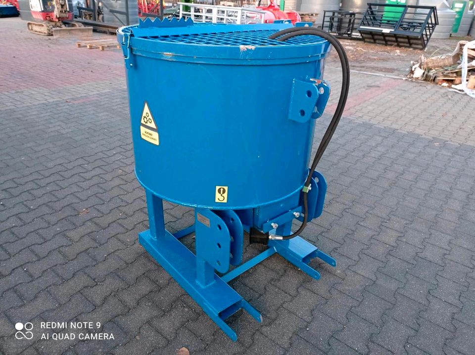 Betonmischer Hydraulisch 800l WIKO-PLON Zwangsmischer Randabstrei in Offenbach