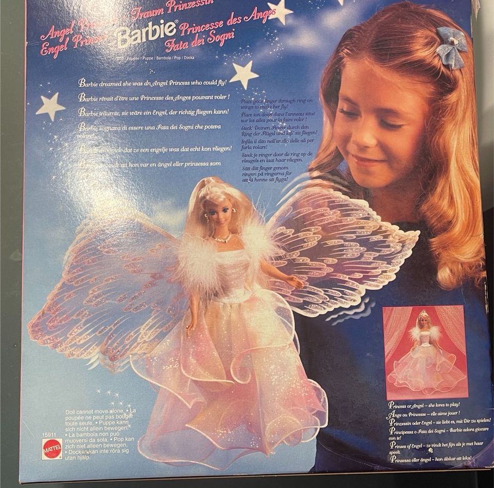 Seltene Vintage Barbie 1997 Angel Princess - OVP in Bingen