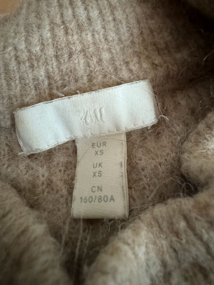 Pullover beige Alpaka, Wolle Größe XS/S in Schlüsselfeld