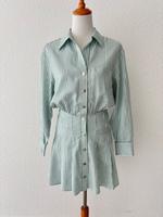 NEU! Maje Kleid, Blusenkleid, Weiß/ Grün, Gr. XS/S, NP: 295€ Münster (Westfalen) - Geist Vorschau