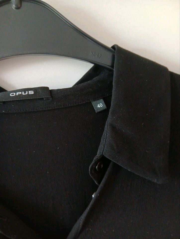 Opus schwarze Longbluse Größe 40 neu in Steinfurt