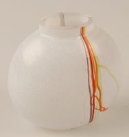 Kosta Boda Rainbow Frosty White Art Glas Vase Petroleum Lampe Nordrhein-Westfalen - Sankt Augustin Vorschau