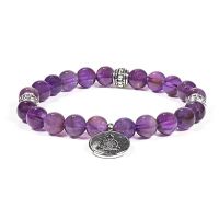 Mala-Armband Amethyst Buddha/Ohm elastisch Kreis Pinneberg - Barmstedt Vorschau