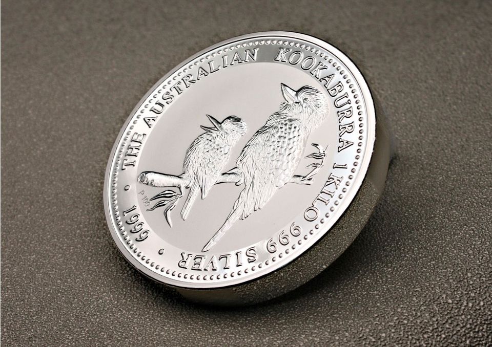 1 Kilo 999 Silber Kookaburra Münze 1999 Silver  Elisabeth II `*13 in Glücksburg