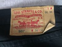 LEVIS 501 Jeans neuwertig Gr 36/32 Herrenhose schwarz Thüringen - Luisenthal Vorschau