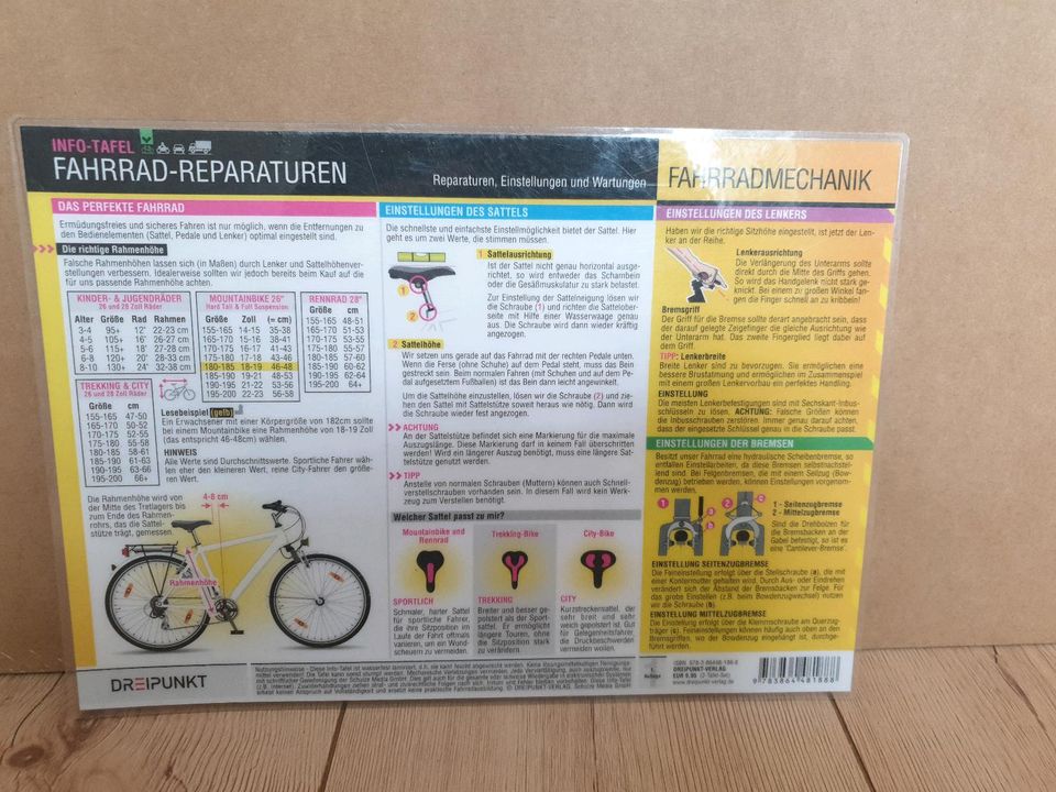 Info-Tafel Fahrrad-Reperaturen in Alteglofsheim