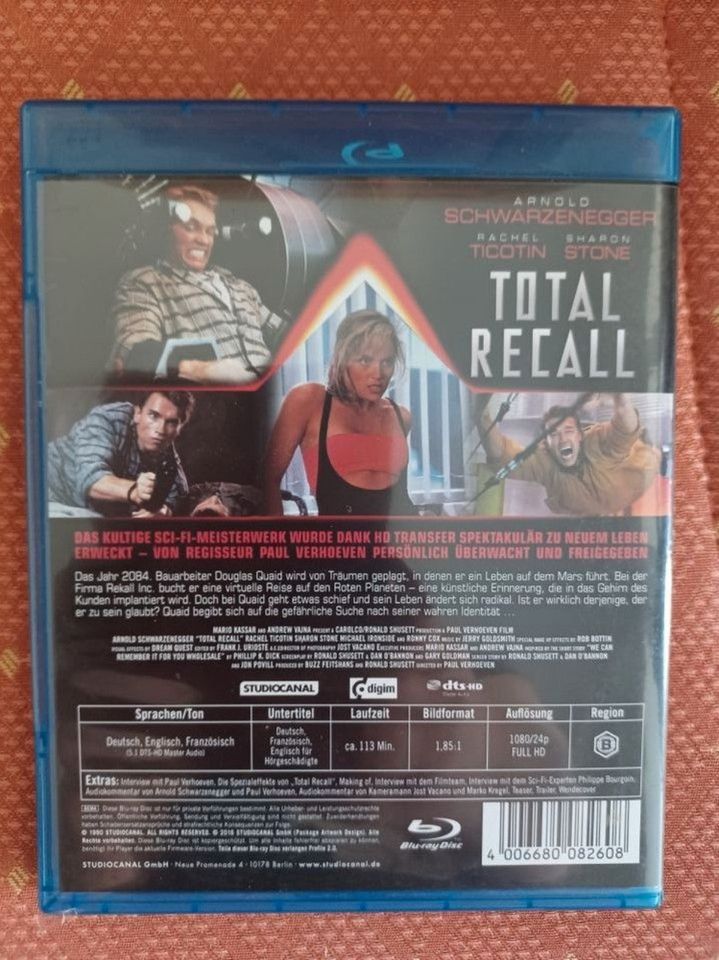 DVD Blue-ray "Total Recall - Totale Erinnerung" in Berlin
