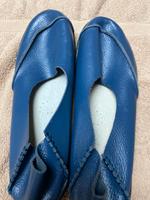 Neue. Lederschuhe Gr 44. Farbe blau Hessen - Wabern Vorschau