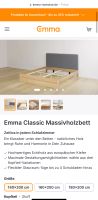 ❤️ Neues Emma Massivholzbett mit Polsterung 140x200 Baden-Württemberg - Ilshofen Vorschau