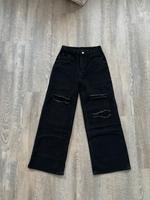 Shein Jeans xs/34 schwarz ripped Löcher Niedersachsen - Hanstedt Vorschau