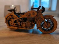 Motorrad aus Holz mit Beiwagen für eine Dose Bier Geschenk Thüringen - Gera Vorschau