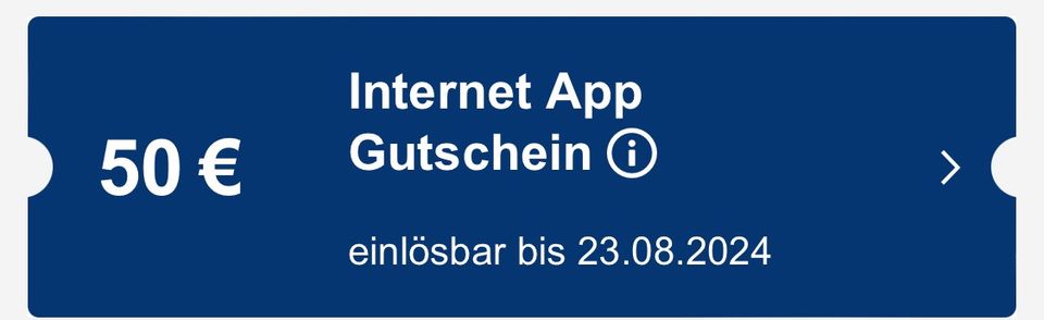 Check24 App Gutschein Internetvertrag 50€ in München