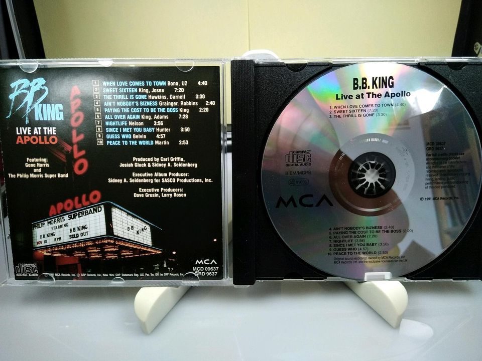 BLUES CD - B.B. King - Live at the Apollo in Siegen