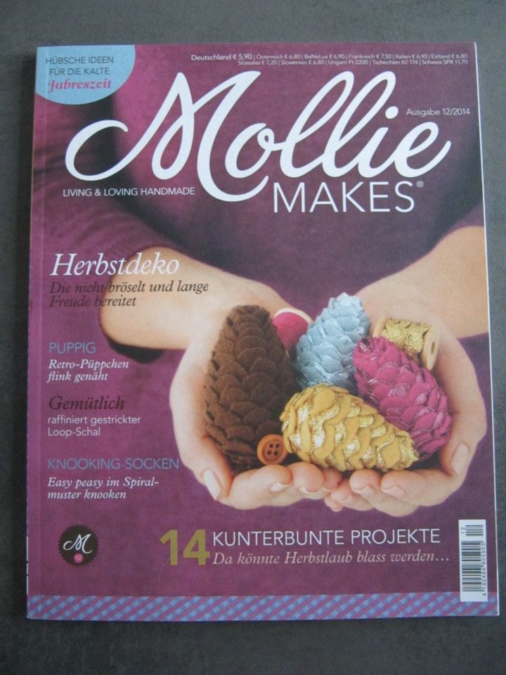 Mollie Makes 12/2014 Zeitschrift Magazin in Isny im Allgäu