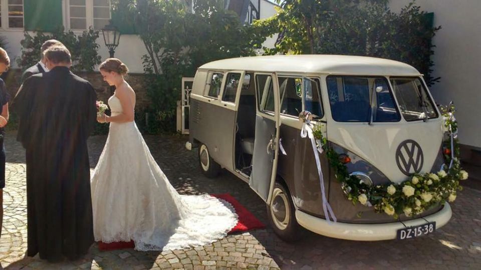 Bus Mieten Oldtimer VW T1 Dunkel Grau alte Bulli T1 Hochzeitsauto in Oberhausen