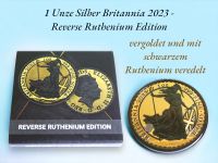 1 Unze Silber Britannia 2023 Reverse Ruthenium Edition Niedersachsen - Wittingen Vorschau