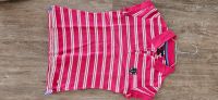 Hilfiger Damen Polo, pink, weiße Streifen, L, slimfit Bayern - Erlangen Vorschau