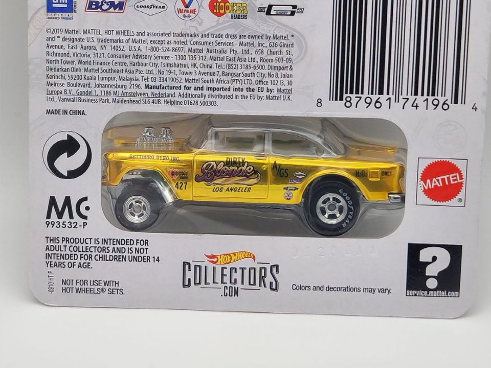 Hot Wheels 2019 Selections - 55 Chevy Bel Air Gasser - OVP in Wolfsburg