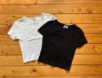 H&M Crop Shirt, Top weiß, schwarz Größe S Schleswig-Holstein - Bad Oldesloe Vorschau