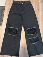 Geile breit geschnittene Jeans weit Bein hohe Taille XS/S Bayern - Heideck Vorschau