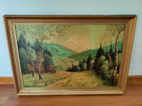 Altes Bild Gemälde Ölbild Ölgemälde Landschaft signiert, Vintage Schleswig-Holstein - Albersdorf Vorschau
