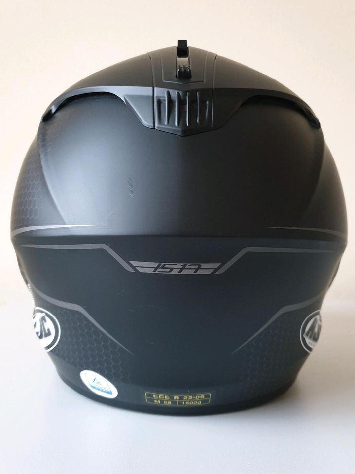 HJC IS 17 schwarz Gr. M (48) Motorradhelm in Hüttlingen