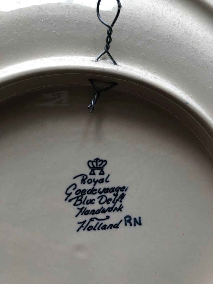 Royal Goedewaagen Blue Delft Teller in Velbert
