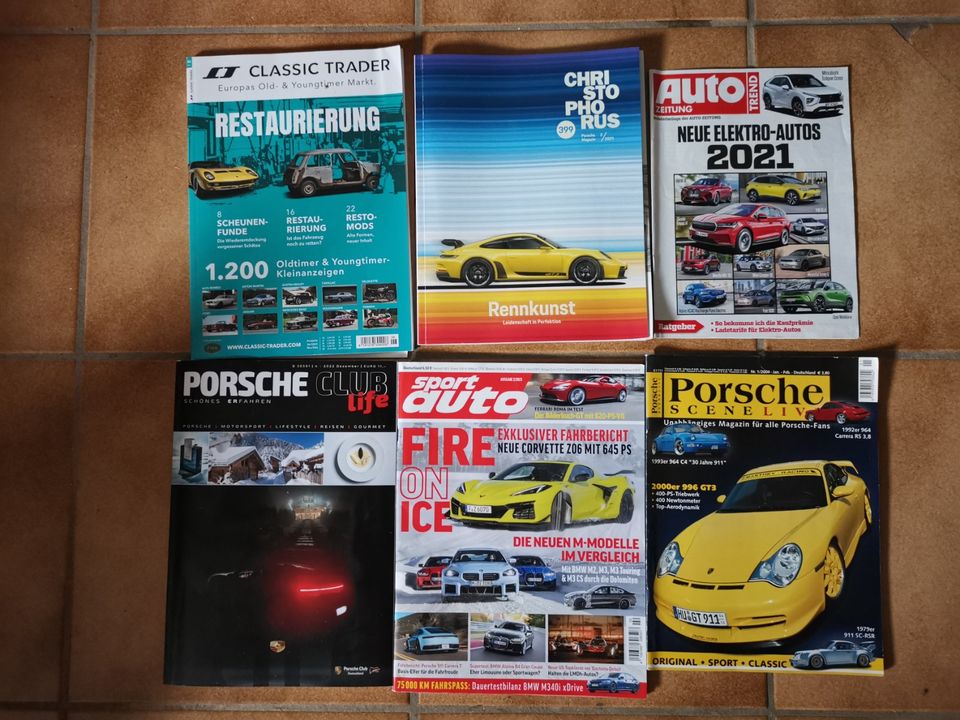 Porsche Club Life, Sportauto, Christophorus, Autozeitung uvm. in St. Wendel