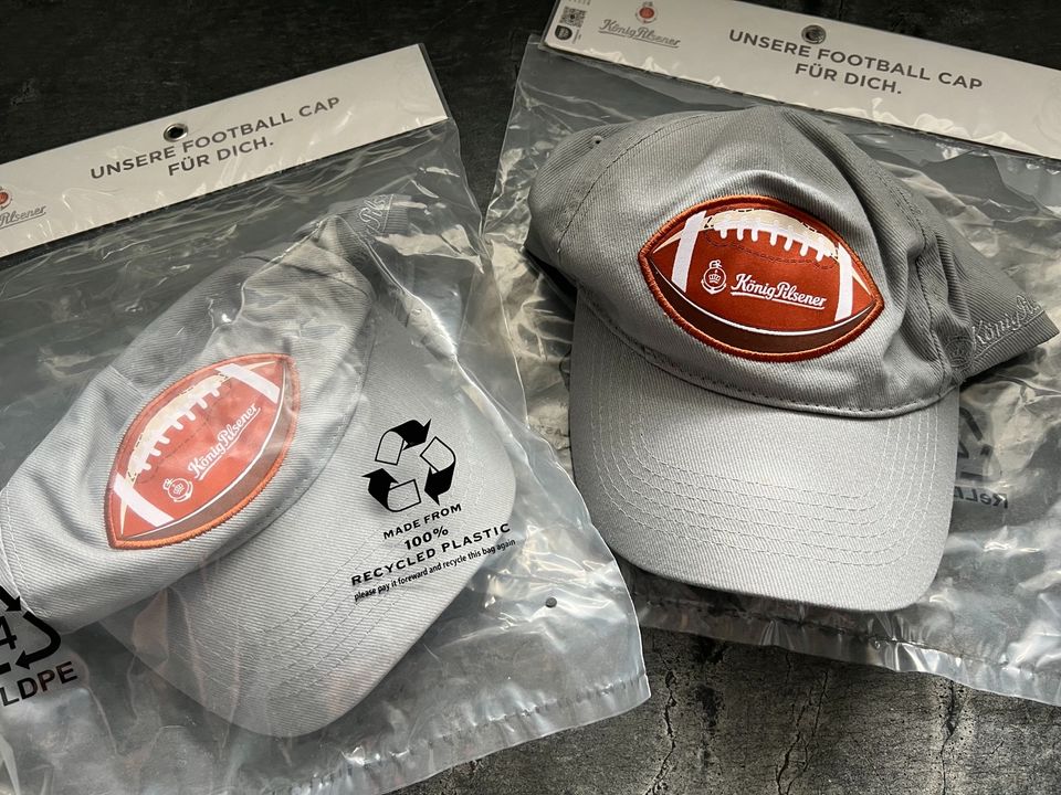 Cap Football Caps König Pilsener grau neu in Solingen