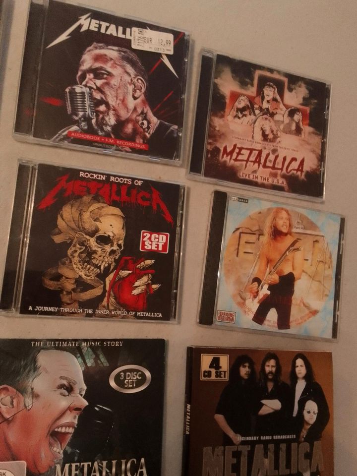 Metallica CDs Megadeth Anthrax Overkill in Grimmen