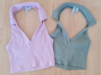 2 Neckholder-Tops & Shirt H&M Gr. XS rosa grün Hessen - Kassel Vorschau