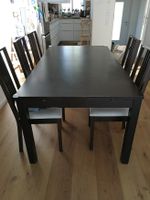 Ikea Esszimmer Tisch ausziehbar 175/260 x 95 cm2 in schwarz-braun Bayern - Regensburg Vorschau