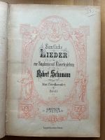 Klavierauszug, Robert Schumann Lieder Baden-Württemberg - Mannheim Vorschau