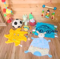 10tlg Paket Babyspielzeug: Rassel, Schmusetücher, Greiftier uvm Sachsen - Thermalbad Wiesenbad Vorschau