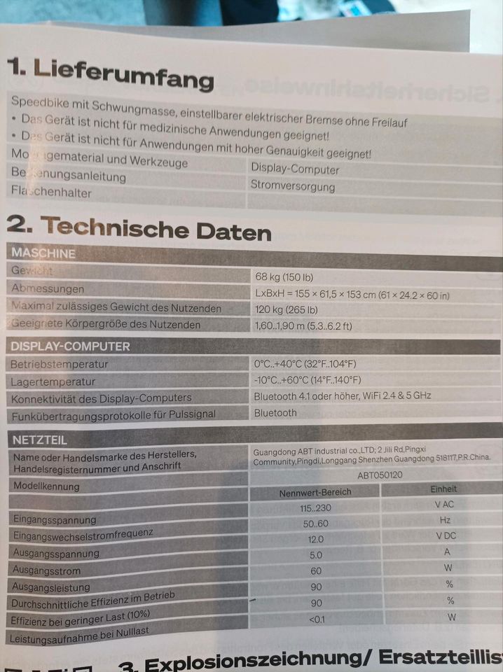 Sportstech Bike in Übach-Palenberg