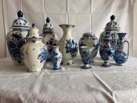Delfter Porzellan Kobaltblau verschiedene Vasen Set Nordrhein-Westfalen - Weilerswist Vorschau
