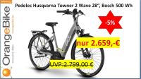 Pedelec Husqvarna Towner 2 Wave 28" - statt UVP 2.799,- € - Bosch Active Line Plus, 500Wh, Nexus 8G Freilauf „OrangeBikeConcept Karlsruhe E-Bike Pedelec Elektro-Fahrrad“ 6763 Baden-Württemberg - Karlsruhe Vorschau