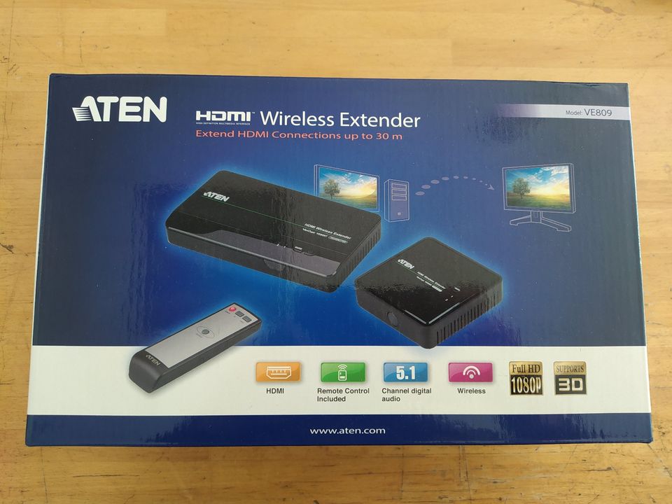 Bildschirm/Video - HDMI - Funkübertragungs-Set ATEN VE809 in Sachsen -  Ehrenfriedersdorf | Weitere TV & Video Artikel gebraucht kaufen | eBay  Kleinanzeigen ist jetzt Kleinanzeigen