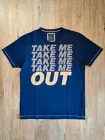 Herren T-Shirt, Größe L, Angelo Litrico, Take me out, blau Hessen - Langgöns Vorschau