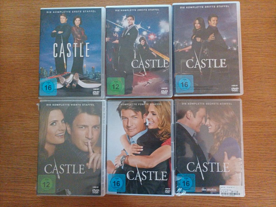 Castle, Staffel 1-6 (33 DVDs), tw. noch eingeschweißt in Bad Lippspringe