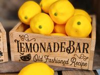 Farmhouse Dekoration, Holzkiste Lemonade Nordrhein-Westfalen - Kamen Vorschau