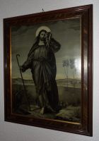 60x48cm altes antikes Heiligenbild Jesus der Hirte Lamm Hessen - Idstein Vorschau