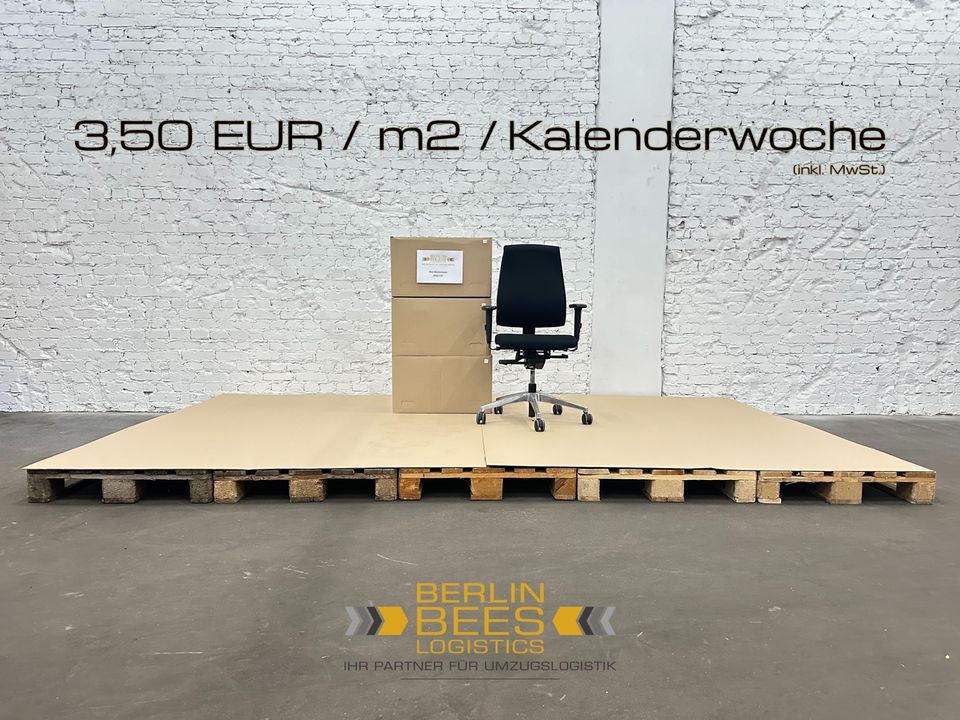 MÖBELLAGER | LAGERFLÄCHE | EBENERDIG | RAMPE | 3,50 € / m² in Berlin